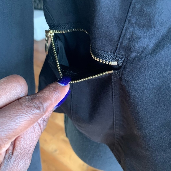 Nine West Tailor Black Jacket Animal Print Apparel - Picture 8 of 12